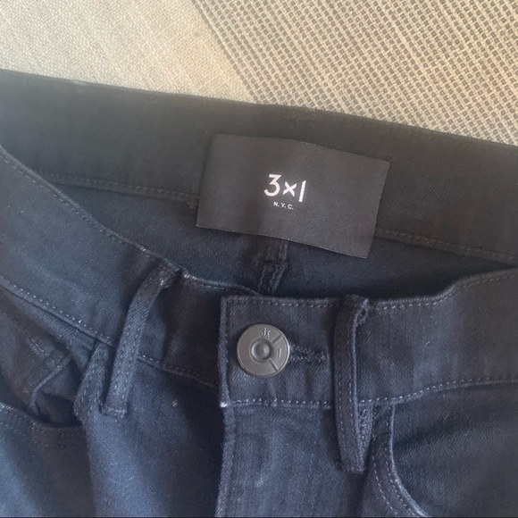 3x1 black cropped jeans - Picture 4 of 5